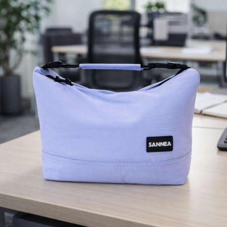 Lunchera térmica 6L con asa y correa para colgar 23x14x20cm Lila