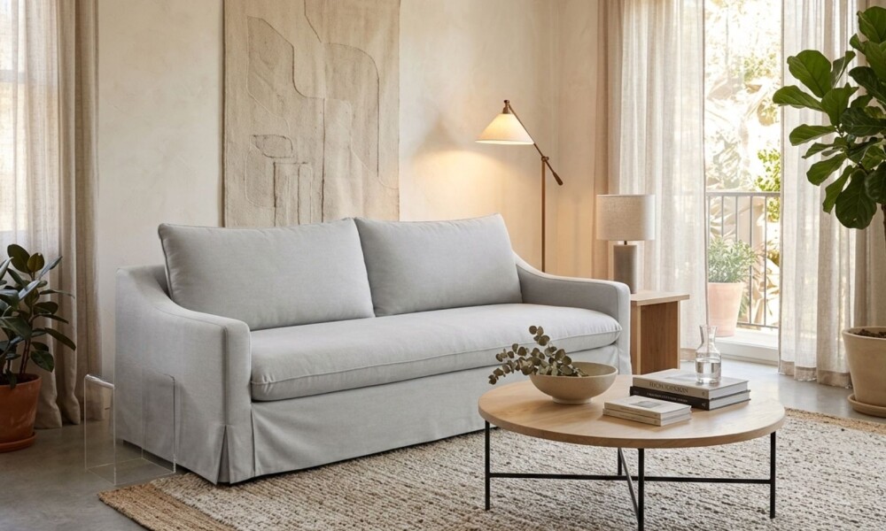 Sofá 3 cps CAIRO Desenfundable PREVENTA Gris
