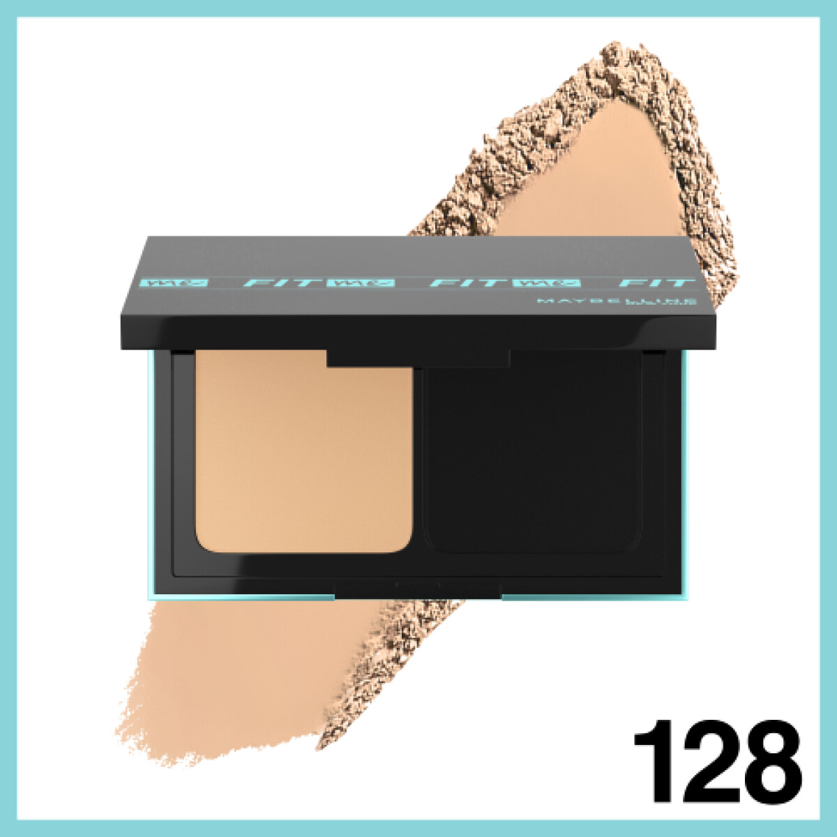 Base en polvo Fit me Maybelline - Tono 128 