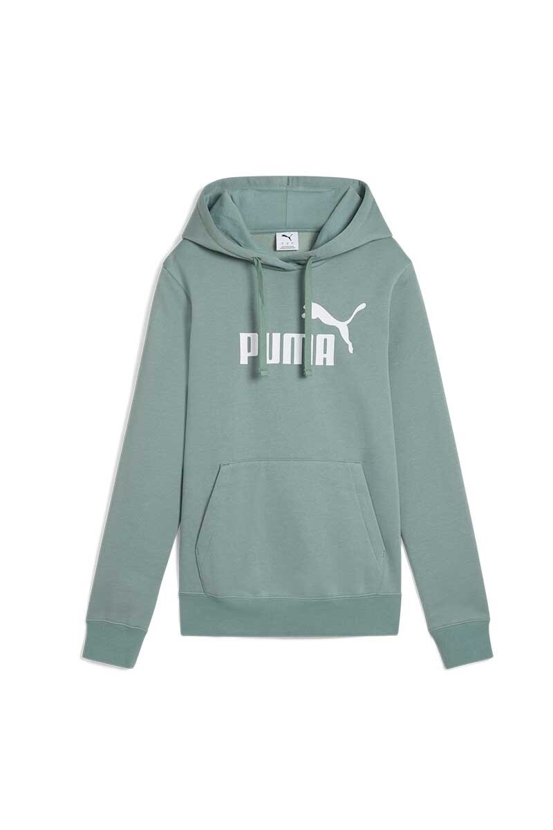 CANGURO MUJER PUMA NO.1 LOGO HOODIE Verde-agua