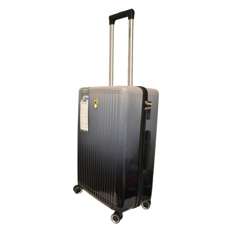 Valija Chica Carry On Rígida 4 Ruedas 360 Con Candado Tsa Gris/negro