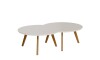 Mesa de Centro Classic - Luna - Conjunto - Línea Manhattan Blanco