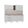 Kit de Cocina - 7 Puertas 3 Cajones - Ajax Blanco