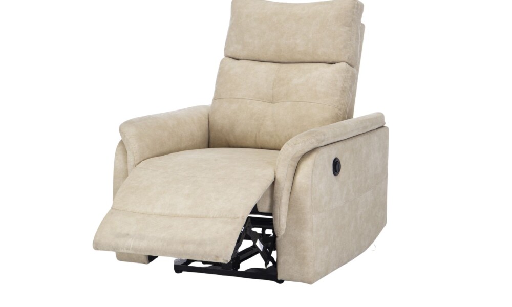 Butaca Reclinable DORA en Vegan Leather Beige