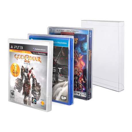 Protectores para XBOX One, PS3 y PS4 (Caja)(Pack x25) *No incluye juegos* Protectores para XBOX One, PS3 y PS4 (Caja)(Pack x25) *No incluye juegos*