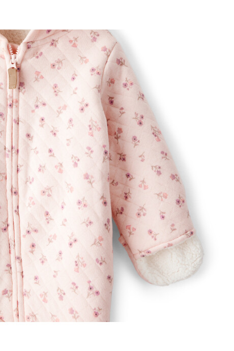 Astronauta de algodón capitoneado, diseño floral Astronauta de algodón capitoneado, diseño floral