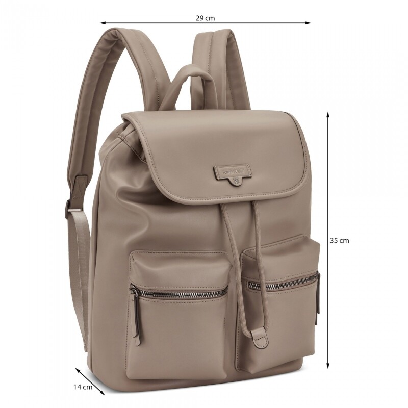 Backpack Jaren Flap Dark Mushroom
