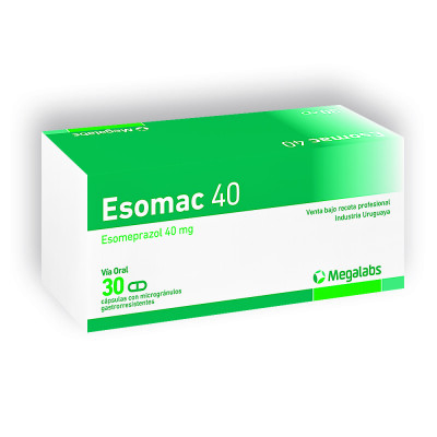 Esomac 40 Mg. 30 Caps. Esomac 40 Mg. 30 Caps.