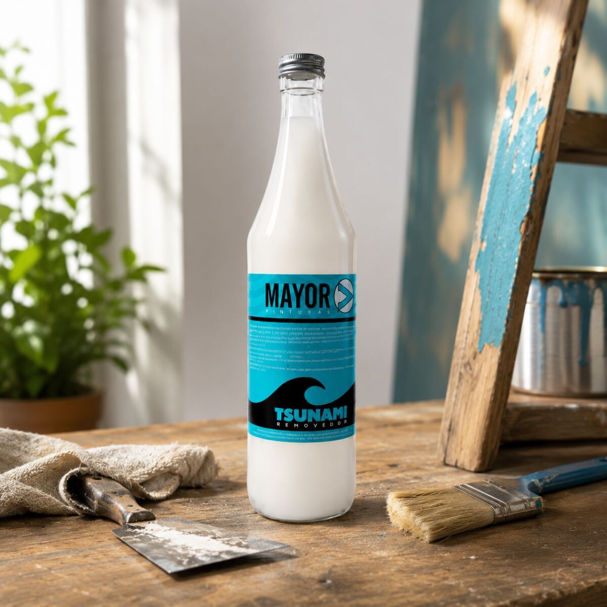 REMOVEDOR DE PINTURA EN GEL MAYOR 1LT Removedor De Pintura En Gel Mayor 1lt