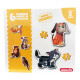 6 puzzles formas de mascotas 6 puzzles formas de mascotas