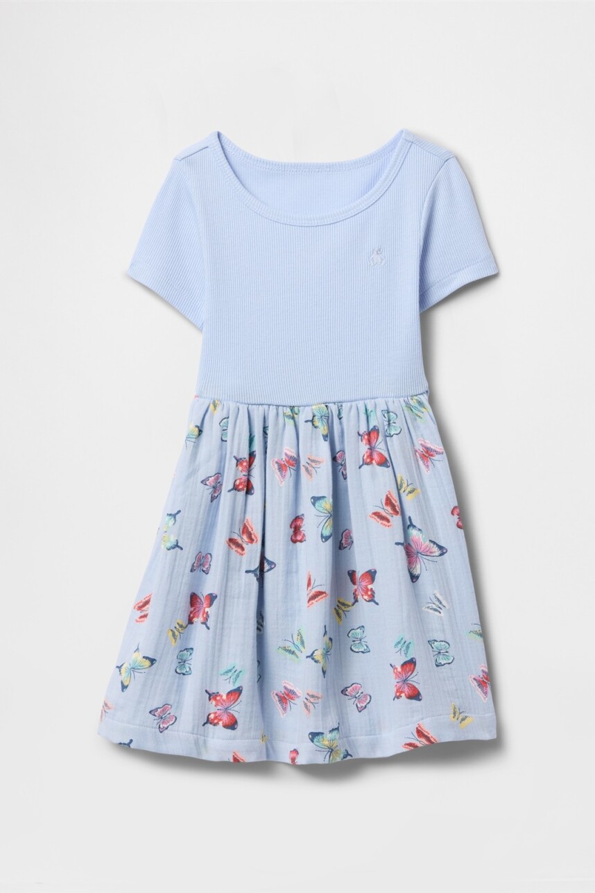 Vestido Toddler Niña Bicoastal Blue