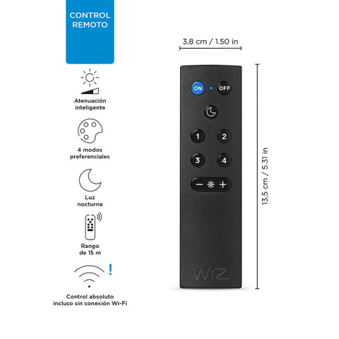 Control remoto para lámparas inteligentes WIZ L27412