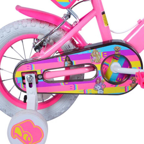 Bicicleta Mattel Barbie Rodado 12 Rosado