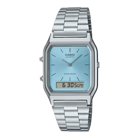 Reloj CASIO RETRO AQ230A-2A1MQYDF Acero Plateado Esfera 30mm 0