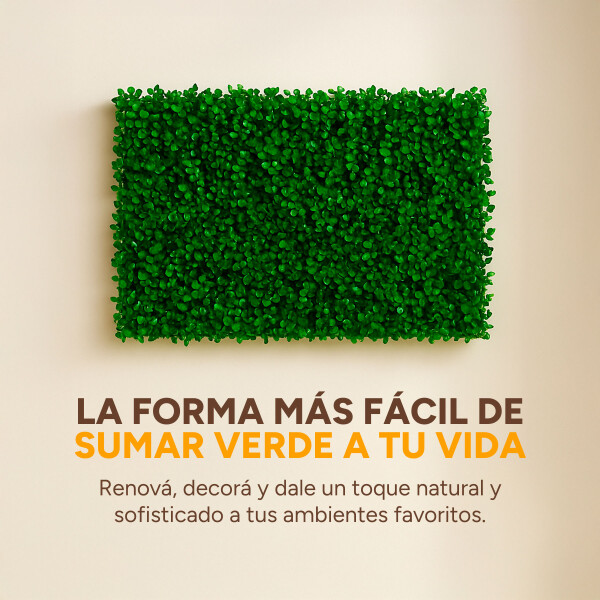 Cerco Artificial Pasto Panel Jardin X10 Un Treboles Pared Ax Cerco Artificial Pasto Panel Jardin X10 Un Treboles Pared Ax