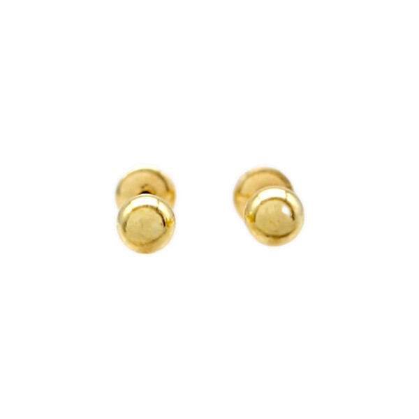 Abridores Bolita-Oro 18k-Sin piedra-AB9534 sinpiedra