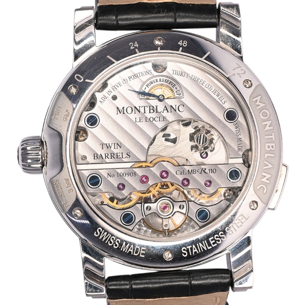 Montblanc Nicolas Rieussec 104981 Cronógrafo 43mm. Acero inoxidable brazalete cuero. Montblanc Nicolas Rieussec 104981 Cronógrafo 43mm. Acero inoxidable brazalete cuero.