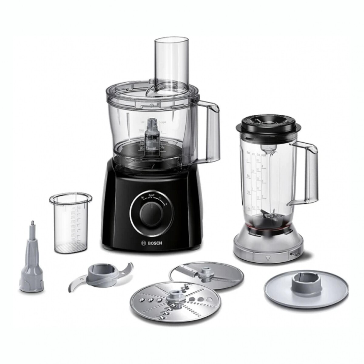 Procesadora De Alimentos BOSCH MCM3201B Multitale 800W Con Jarra Licuadora Y Accesorios 