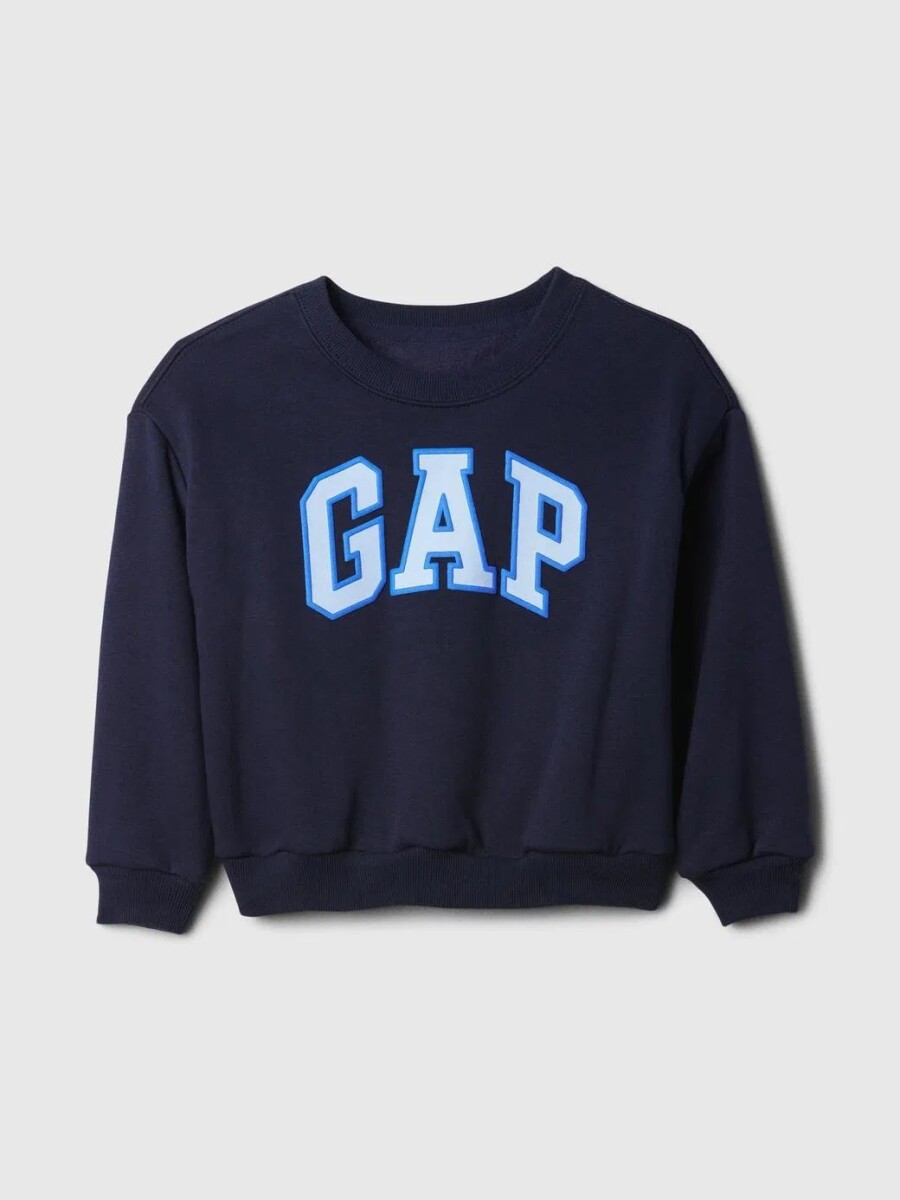 Buzo Deportivo Logo Gap Oversized Toddler Niño - Tapestry Navy 