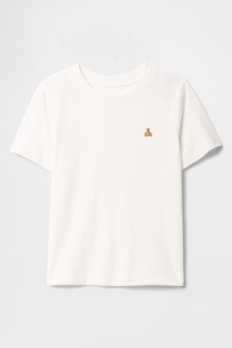 Remera Básico Toddler Niño New Off White