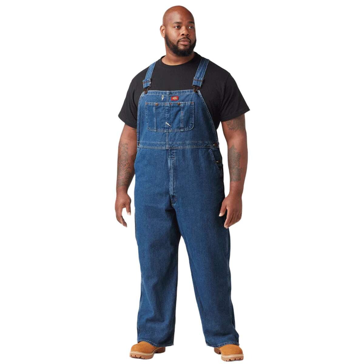 Pantalón Dickies Bib Overall Stonewashed - Azul 