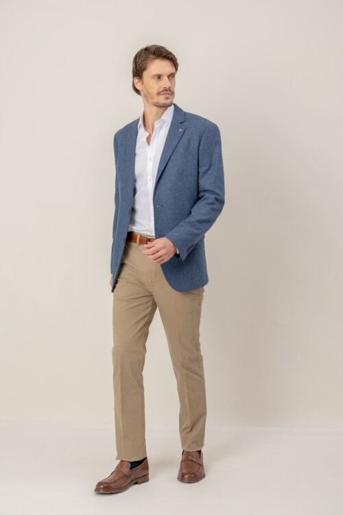 Saco Cambridge Azul piedra