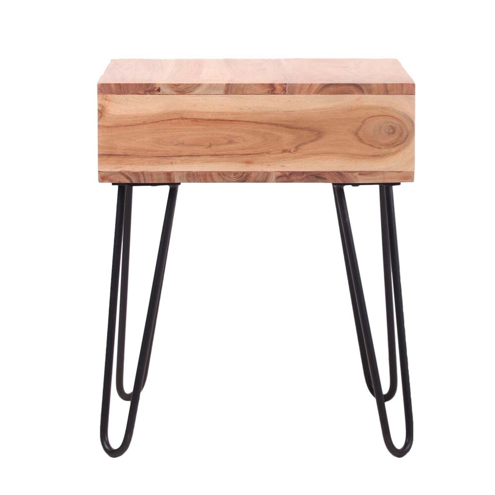 MESA DE LUZ MADERA-ACACIA NATURAL-BEIGE CAMILA