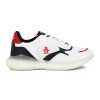 Penguin Deportivo Hombre Casual Navaja - White/navy Blanco-marino