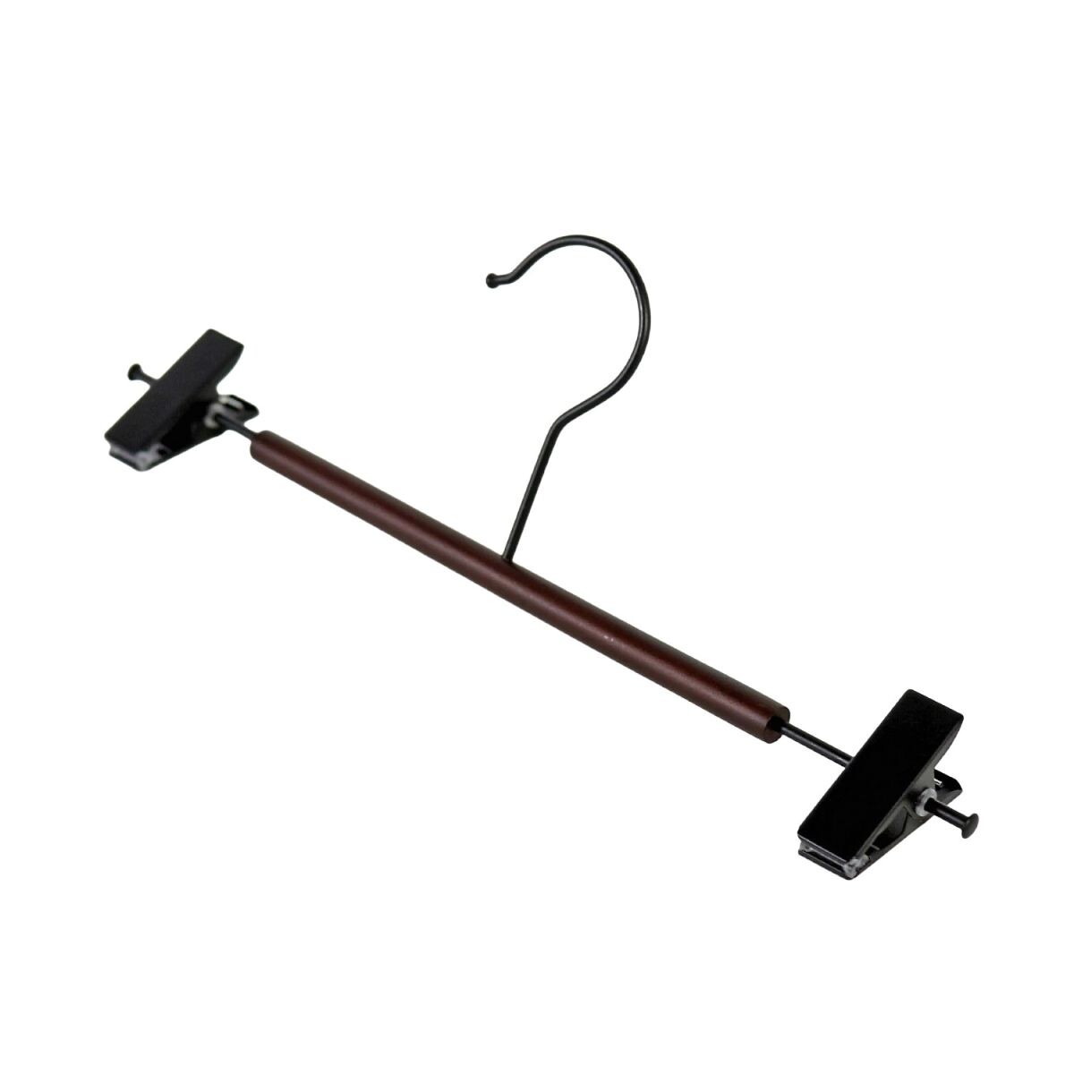 PERCHA MARRON C/GANCHO 31X10CM 2PZAS 