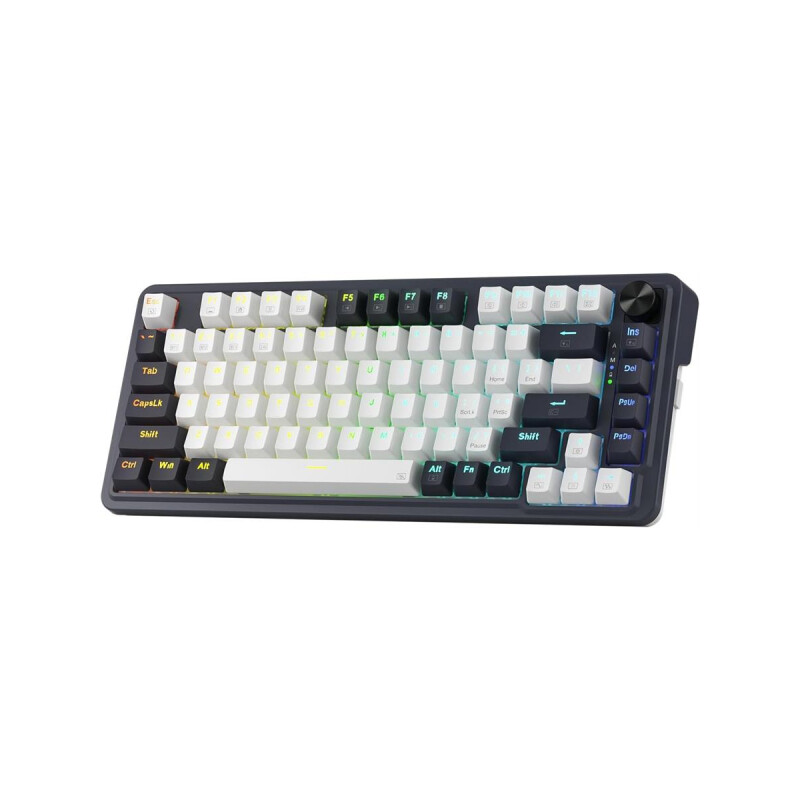 Teclado Gamer Redragon Ucal Pro K673 RGB White Black SP Teclado Gamer Redragon Ucal Pro K673 RGB White Black SP