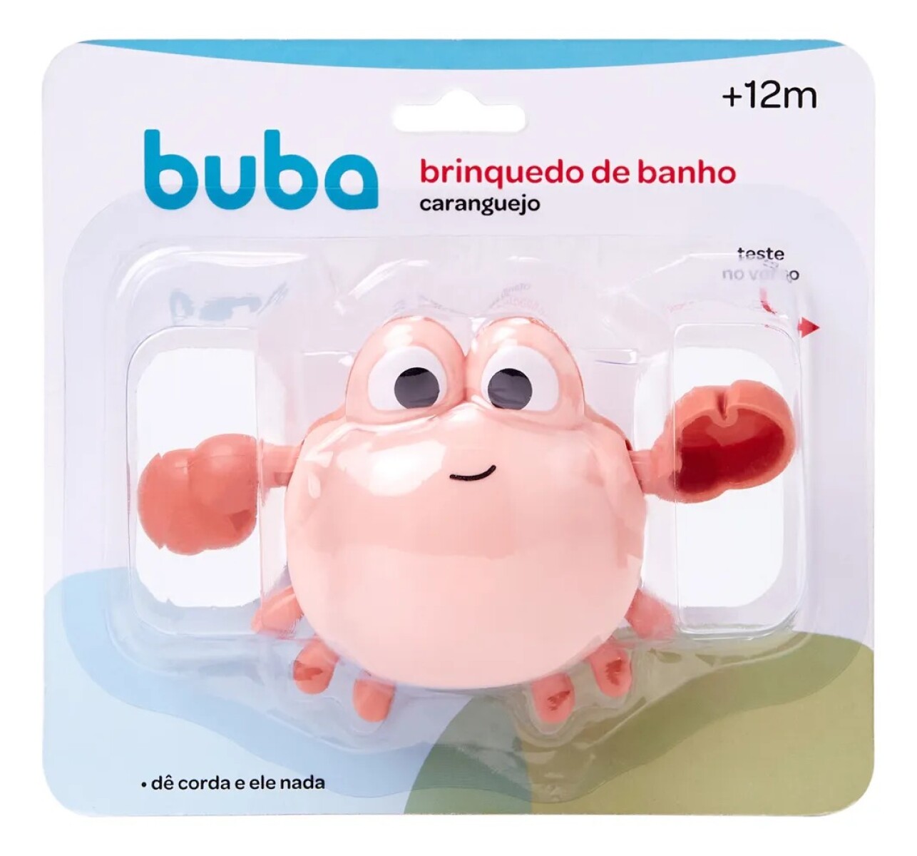 Juego de baño cangrejo nadador BUBA - rosado 
