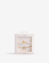 Pulseras Flexibles Sets Perlas Set De Pulseras Flexibles Acero - Dorado