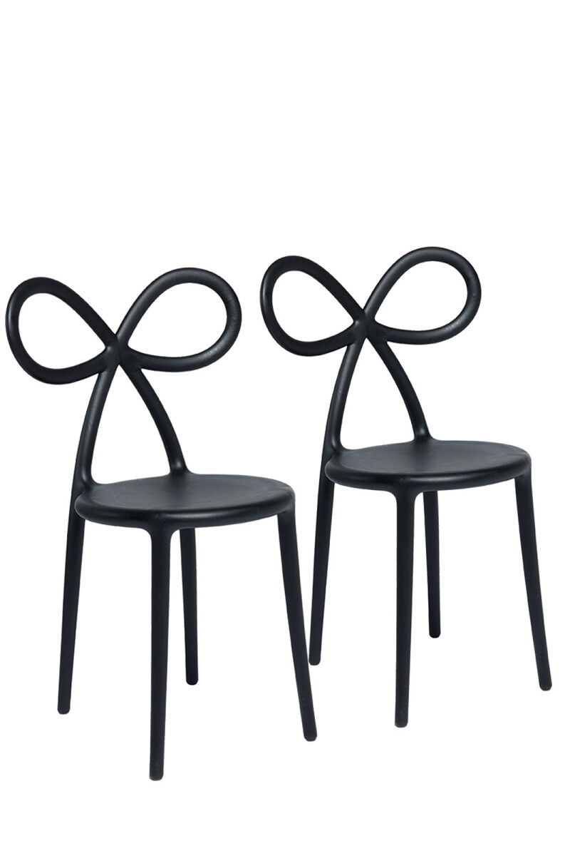 PAR RIBBON CHAIR Negro