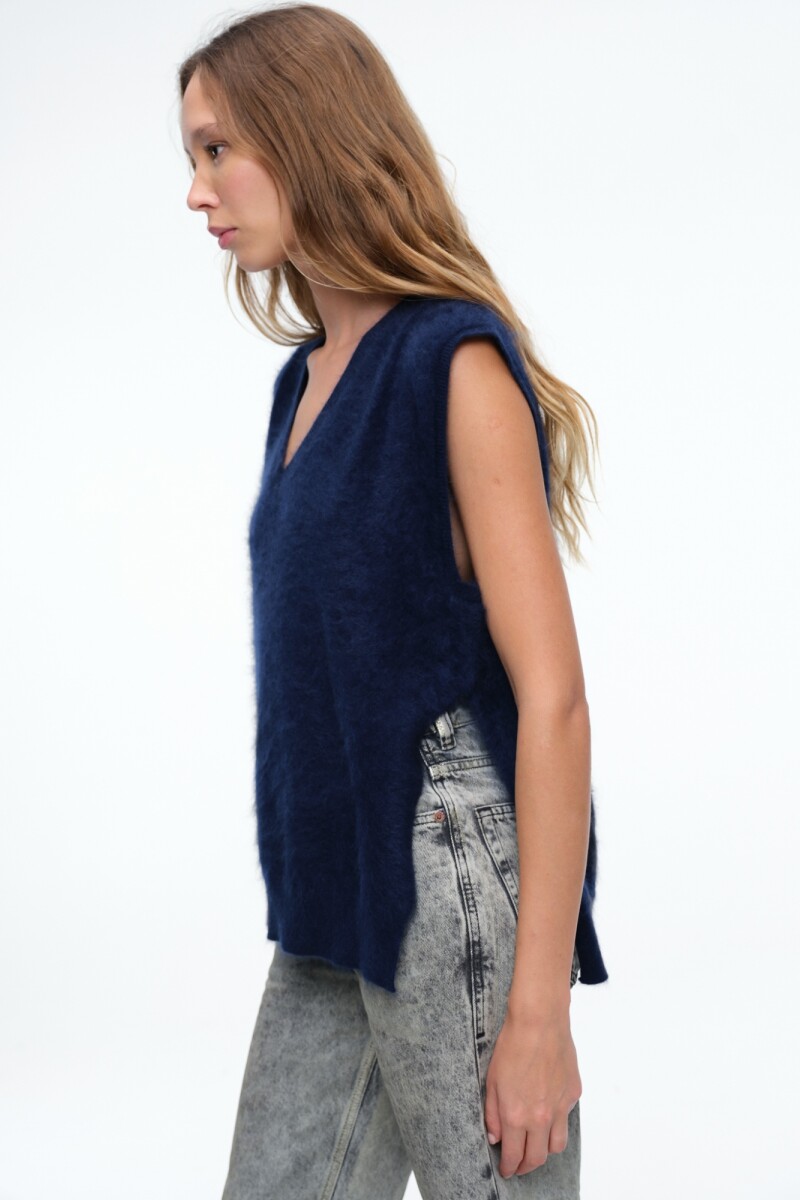 CHALECO TEJIDO Navy