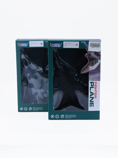 AVION CON LUCES Y SONIDO GRIS