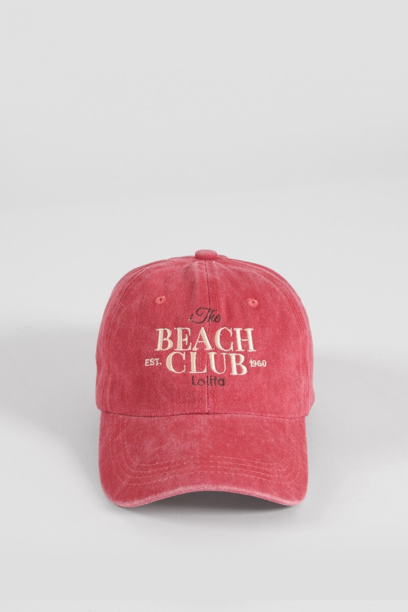Cap The Beach Club rojo