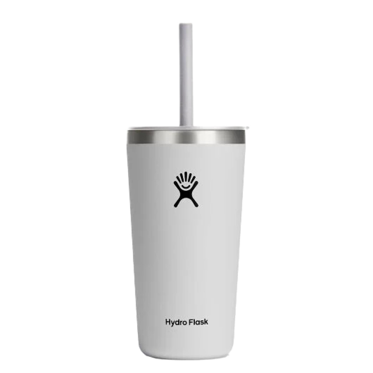 Vaso Hydro Flask 20 OZ All Around Tumbler Straw Lid - Blanco 