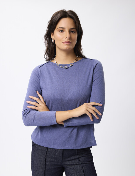 T-shirt Zaira azul piedra