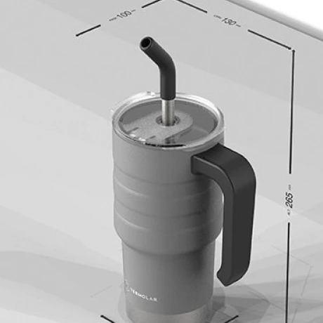 Jarra Térmica Termolar 590 Ml con Sorbito GRIS