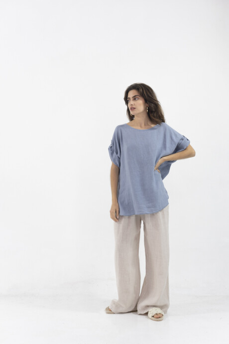 Blusa Ananda. Azul