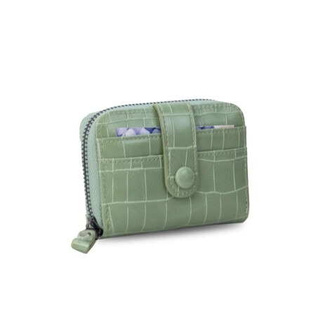 Tarjetero Irina Croco Menta