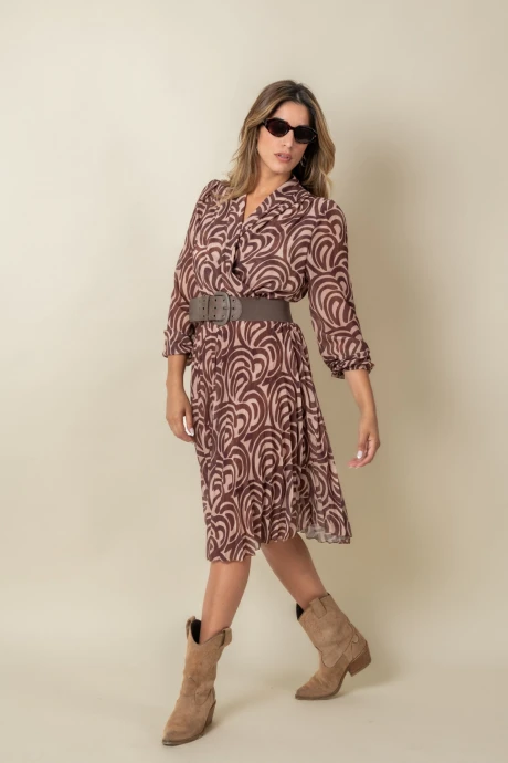 VESTIDO PALMERA OASIS Tostado