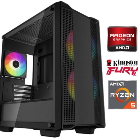 Equipo Gamer Ryzen 5 5600GT, 16GB, SSD 480GB, Gráficos Radeon Equipo Gamer Ryzen 5 5600GT, 16GB, SSD 480GB, Gráficos Radeon