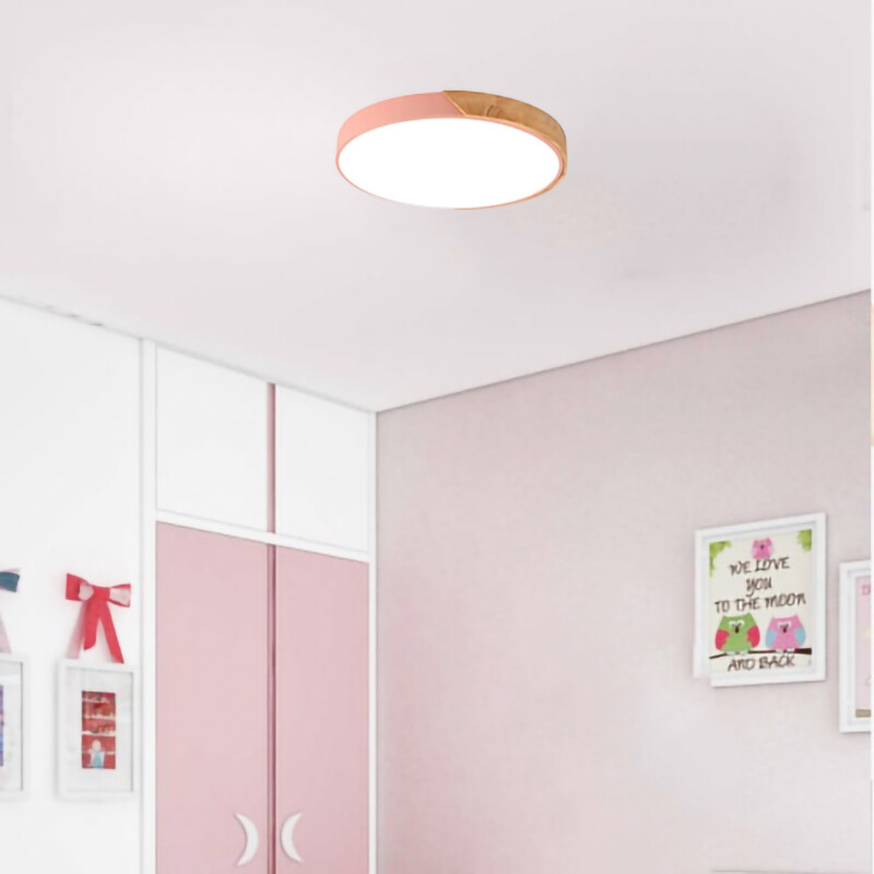 PLRC18 Panel Led Redondo Cerchio Rosa 18W