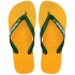 Ojotas Havaianas Brasil Logo Amarillo