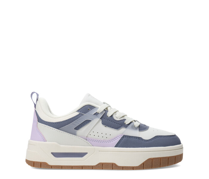 Championes de Mujer Miss Carol FORNI acordonado Blanco - Lila