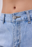SHORT BOLSILLO CELESTE