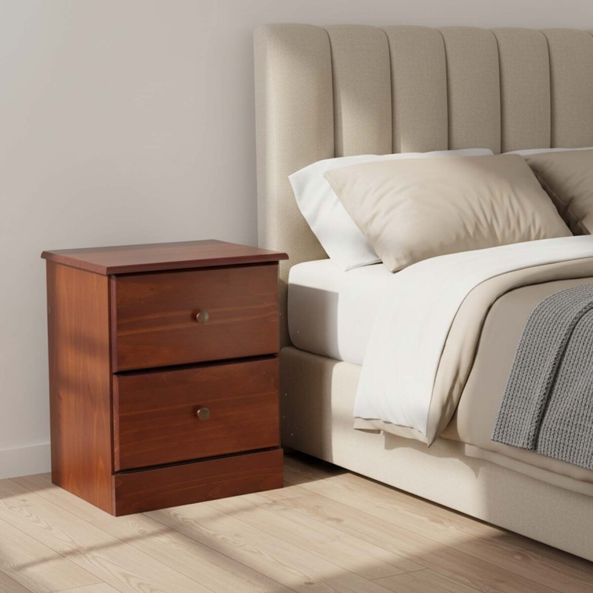 MESA DE LUZ - MADERA MARRON AGATA II 