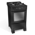 COCINA ELDOM 4H A GAS HAMBURGO - NEGRA COCINA ELDOM 4H A GAS HAMBURGO - NEGRA