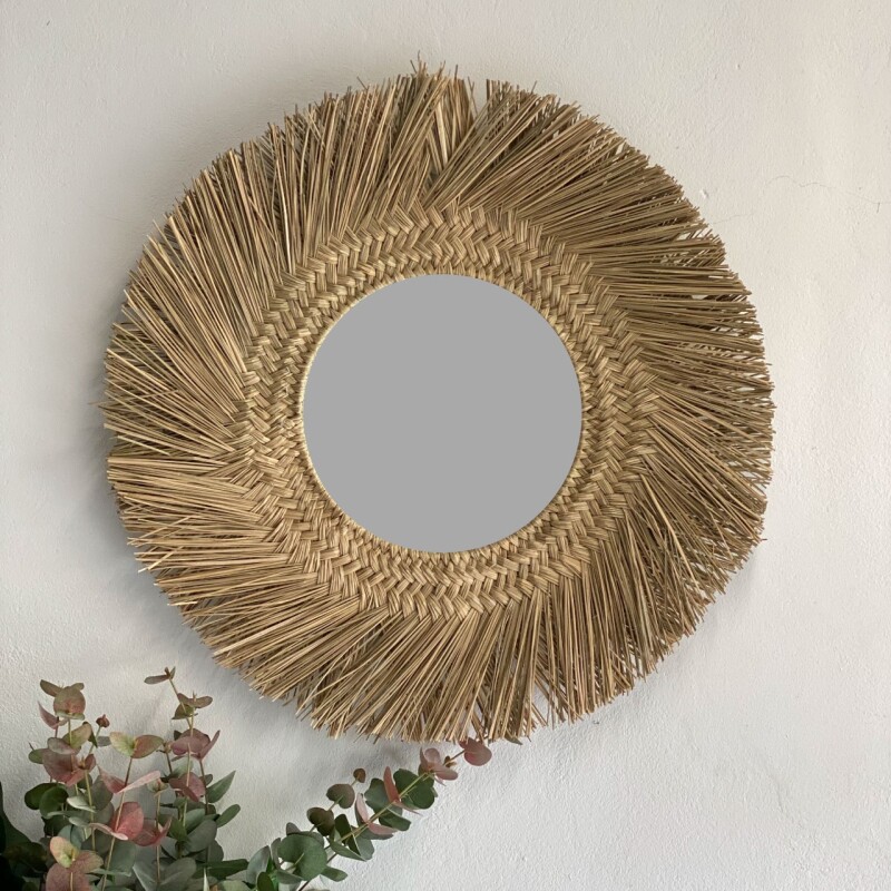 ESPEJO REDONDO EN SEAGRASS GXSM03 ESPEJO REDONDO EN SEAGRASS GXSM03